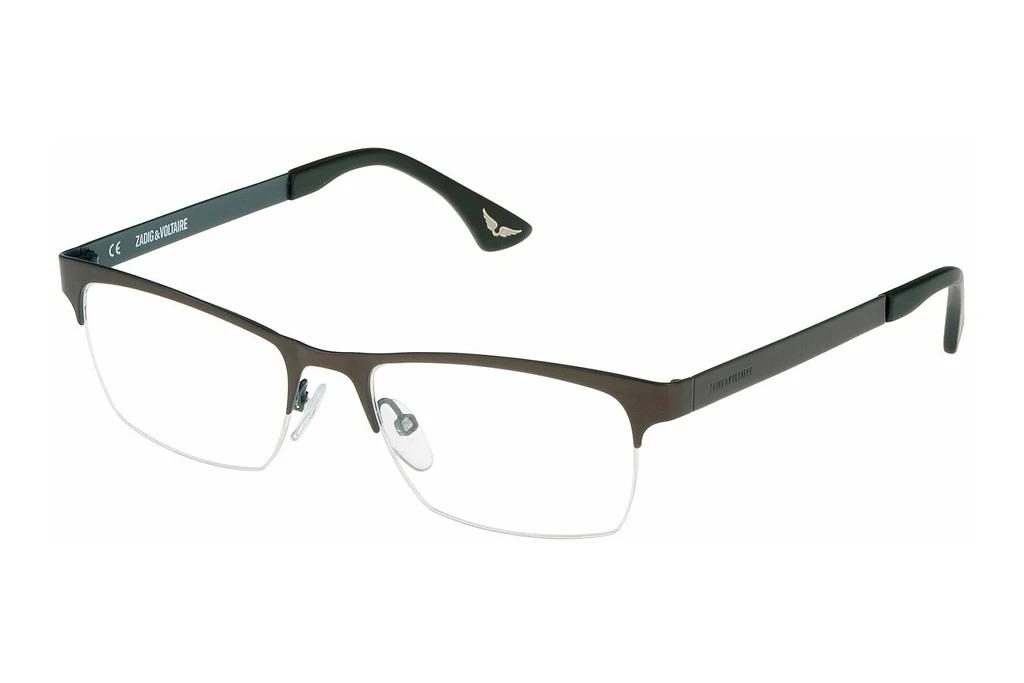 Zadig and Voltaire   VZV026 08BK MARRONE ANTICATO LUCIDO C/PARTI VERDE LU