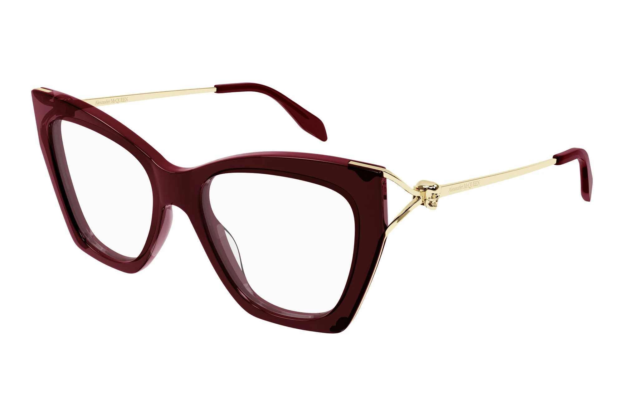 Alexander McQueen   AM0376O 003 BURGUNDY