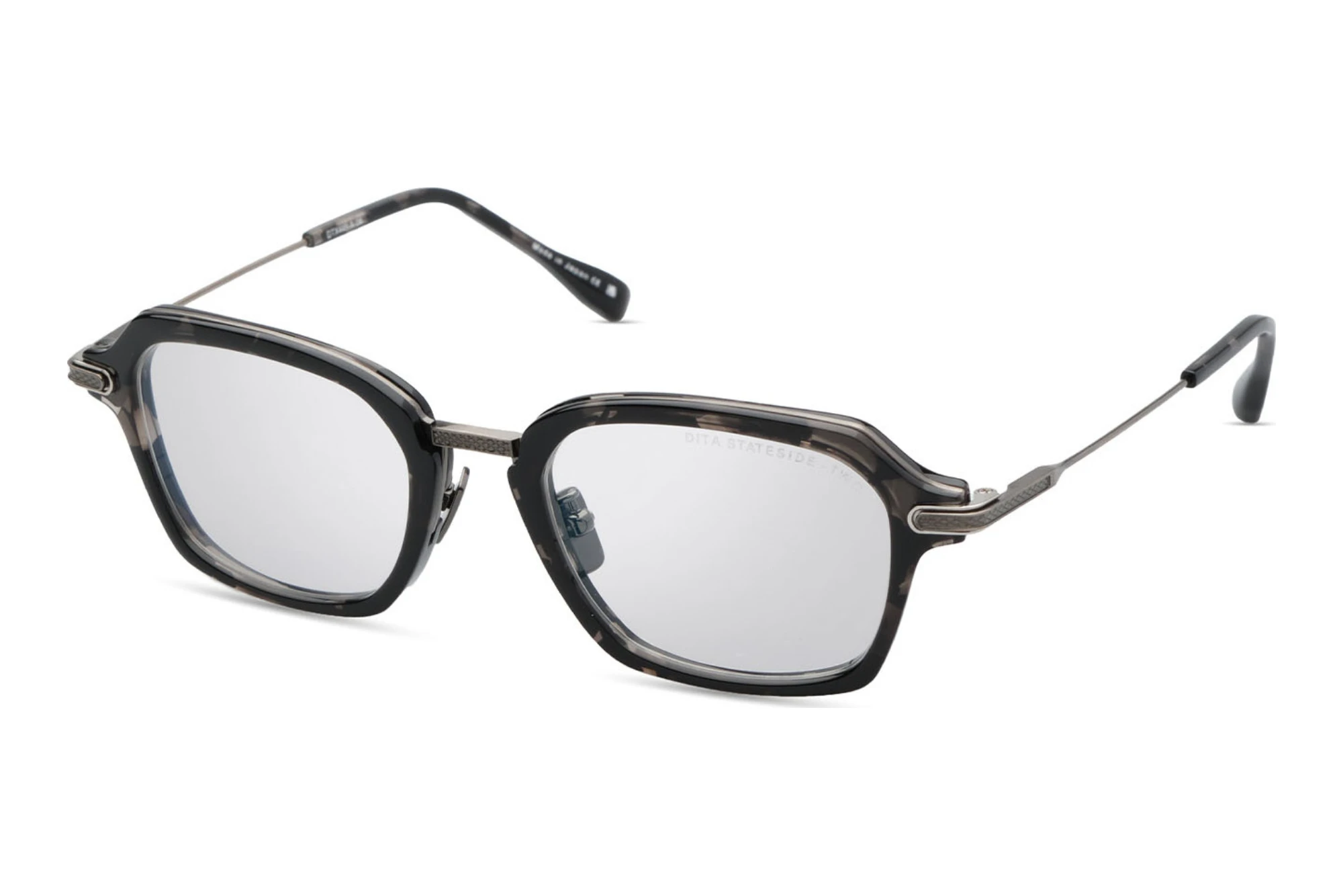 DITA   DTX-449 04A BLACK TORTOISE - BRUSHED DARK GUN - SILVER