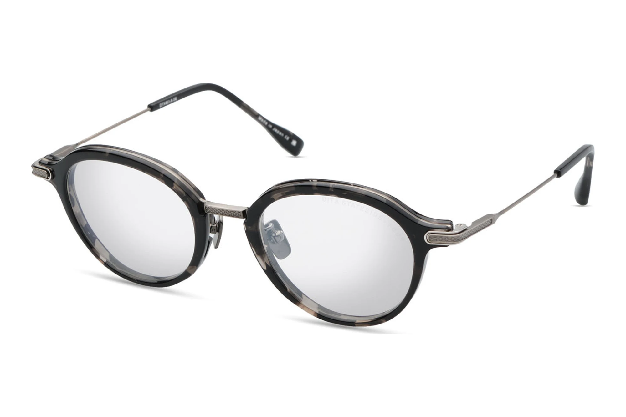 DITA   DTX-451 04A BLACK TORTOISE - BRUSHED DARK GUN - SILVER