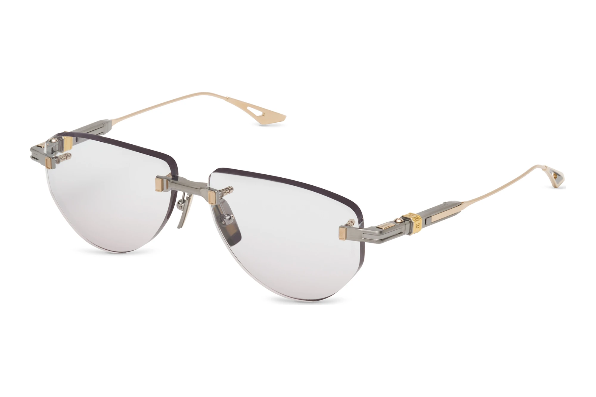 DITA-EPILUXURY   DEX-023 01A BRUSHED RAW TITANIUM - WHITE GOLD