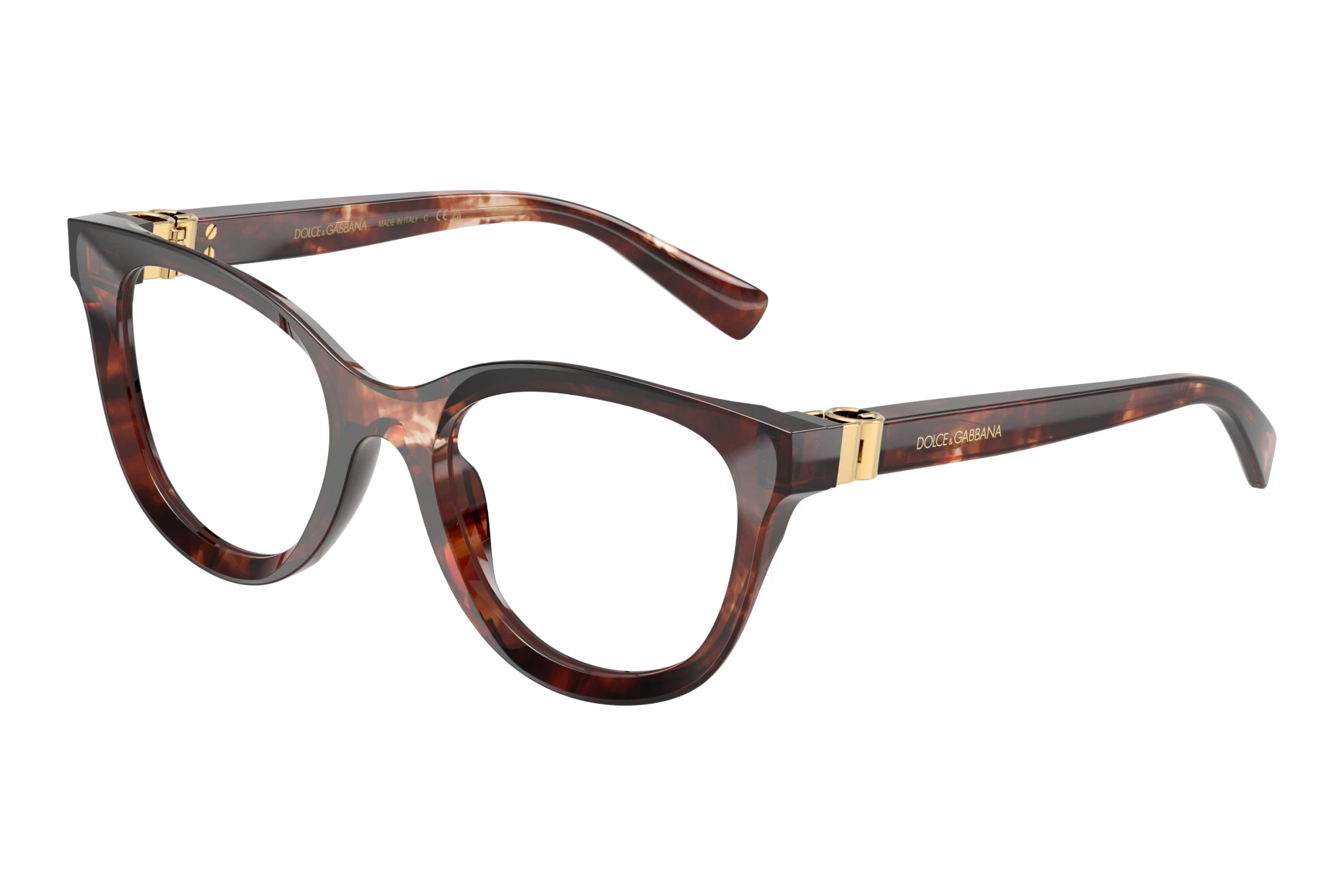 Dolce & Gabbana   DG3437 3222 Dark Red Havana