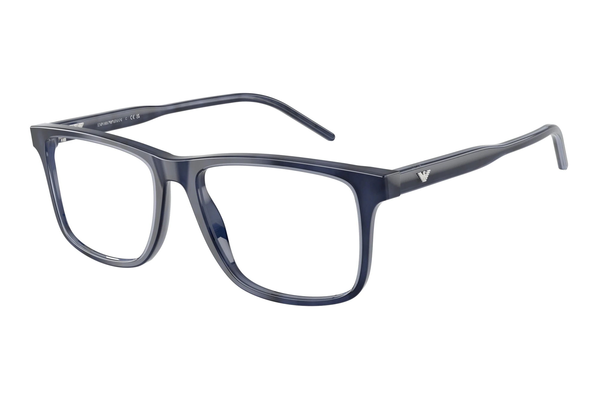 Emporio Armani   EA3257 6054 Striped Transparent Blue