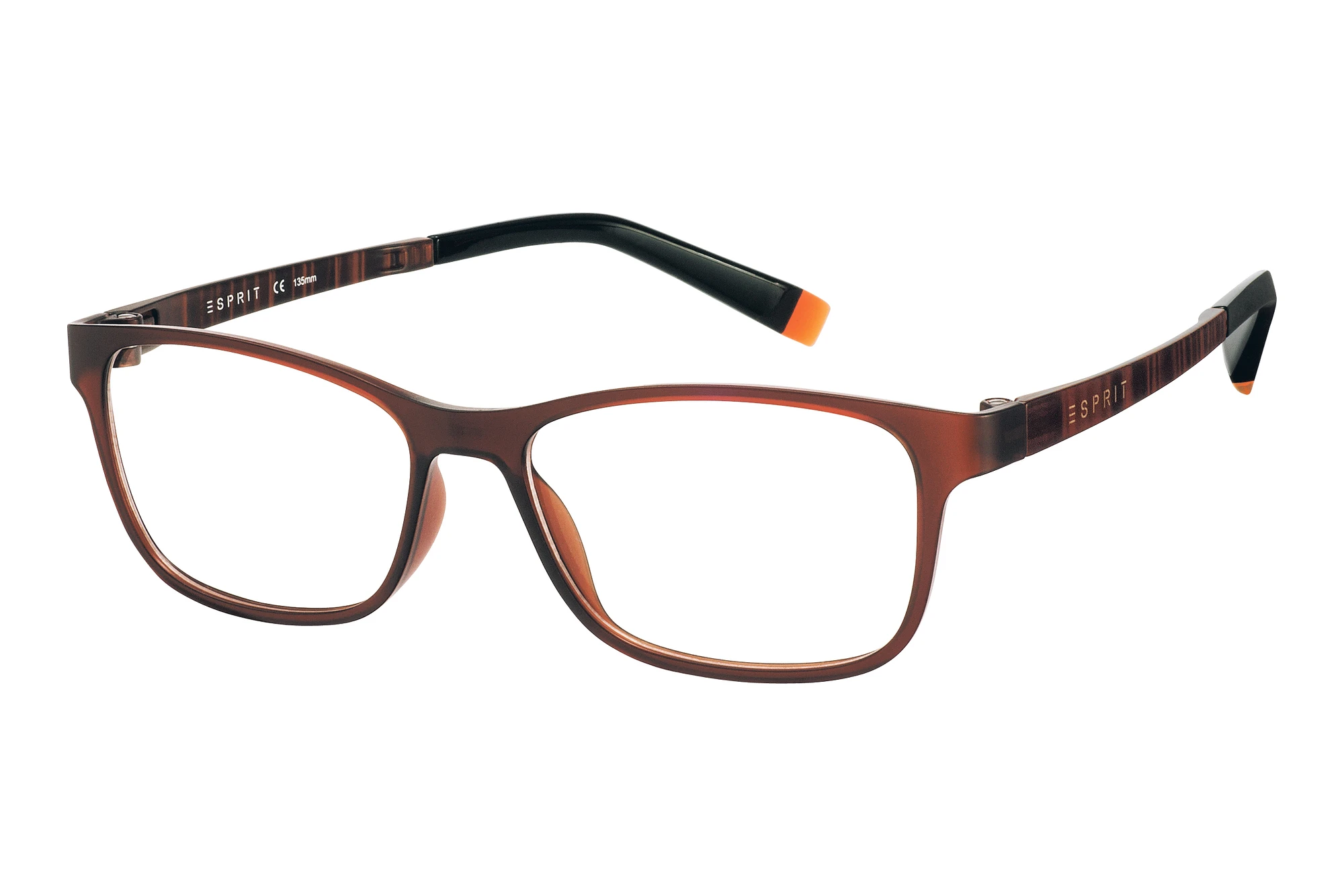 Esprit Et9265 077 Brown Authentic Eyeglasses 46-19-135 NEW ESPRIT ET9265 035 BROWN AUTHENTIC FRAMES EYEGLASSES 46  main image 4