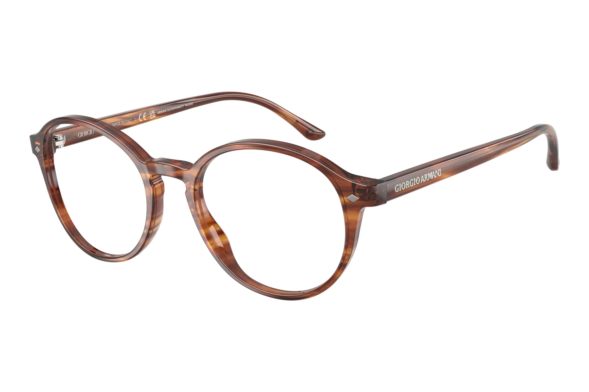 Giorgio Armani   AR7004 6162 Striped Brown