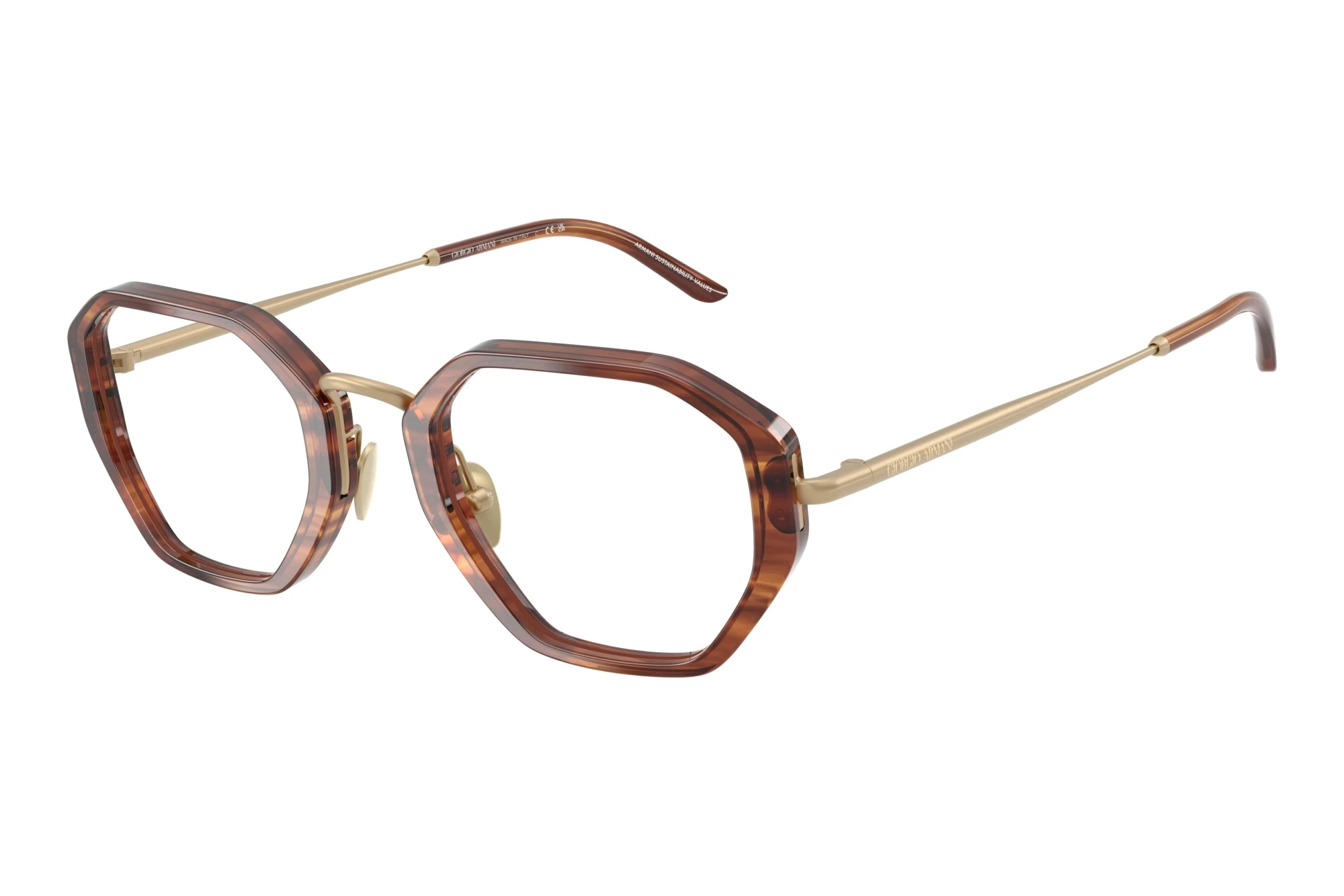 Giorgio Armani   AR7282 6162 Striped Brown