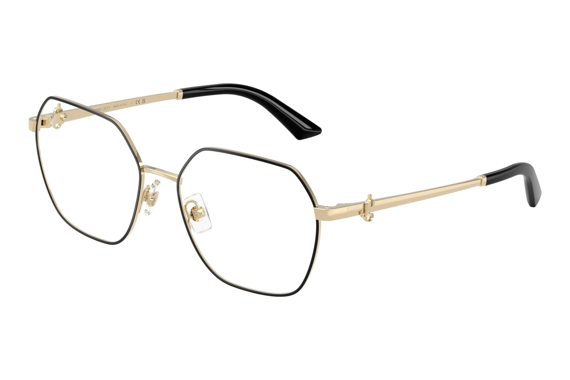 Jimmy Choo   JC2023B 3010 Pale Gold/Black