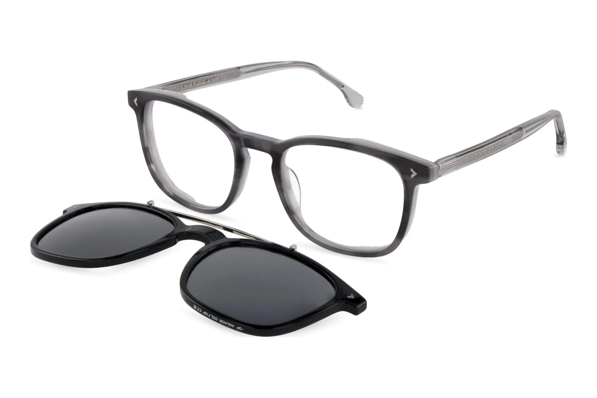 Lozza   UL4438 712P SHINY STRIPPED OPAL GREY