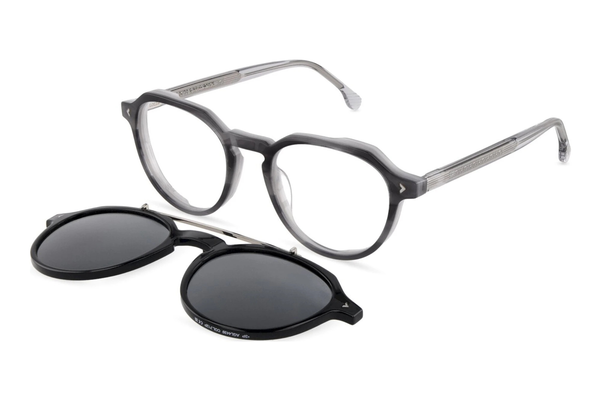 Lozza   UL4439 712P SHINY STRIPPED OPAL GREY