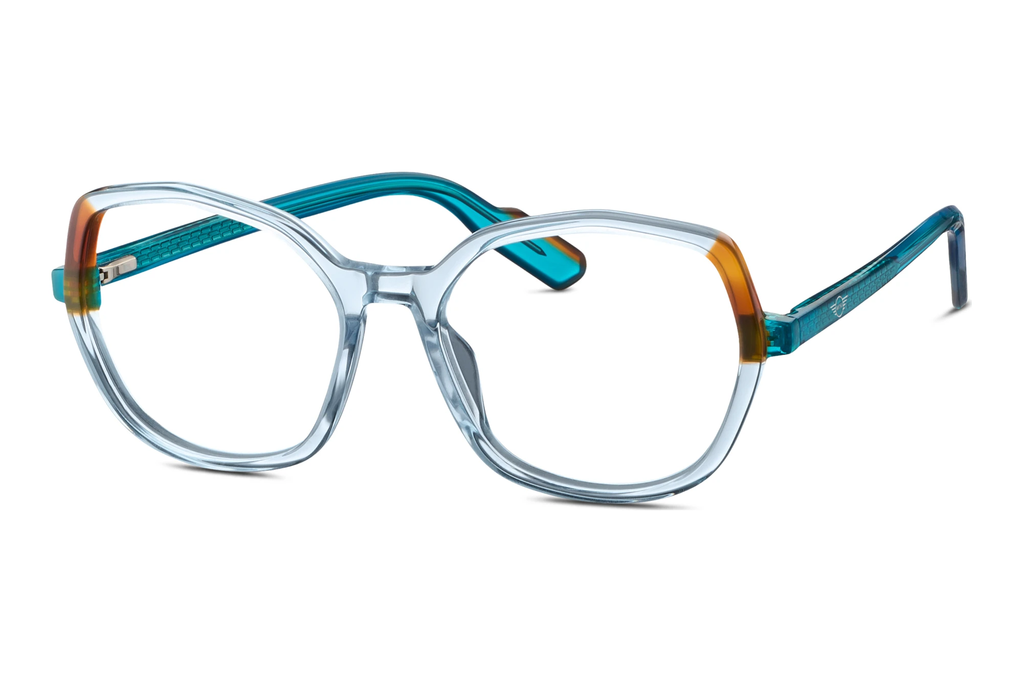 MINI Eyewear   MI 743059 76 hellblau-honig havanna transparent