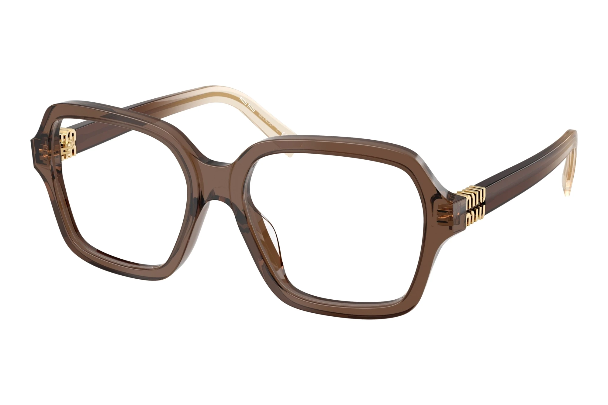 Miu Miu   MU 03YV 23H1O1 Brown Transparent
