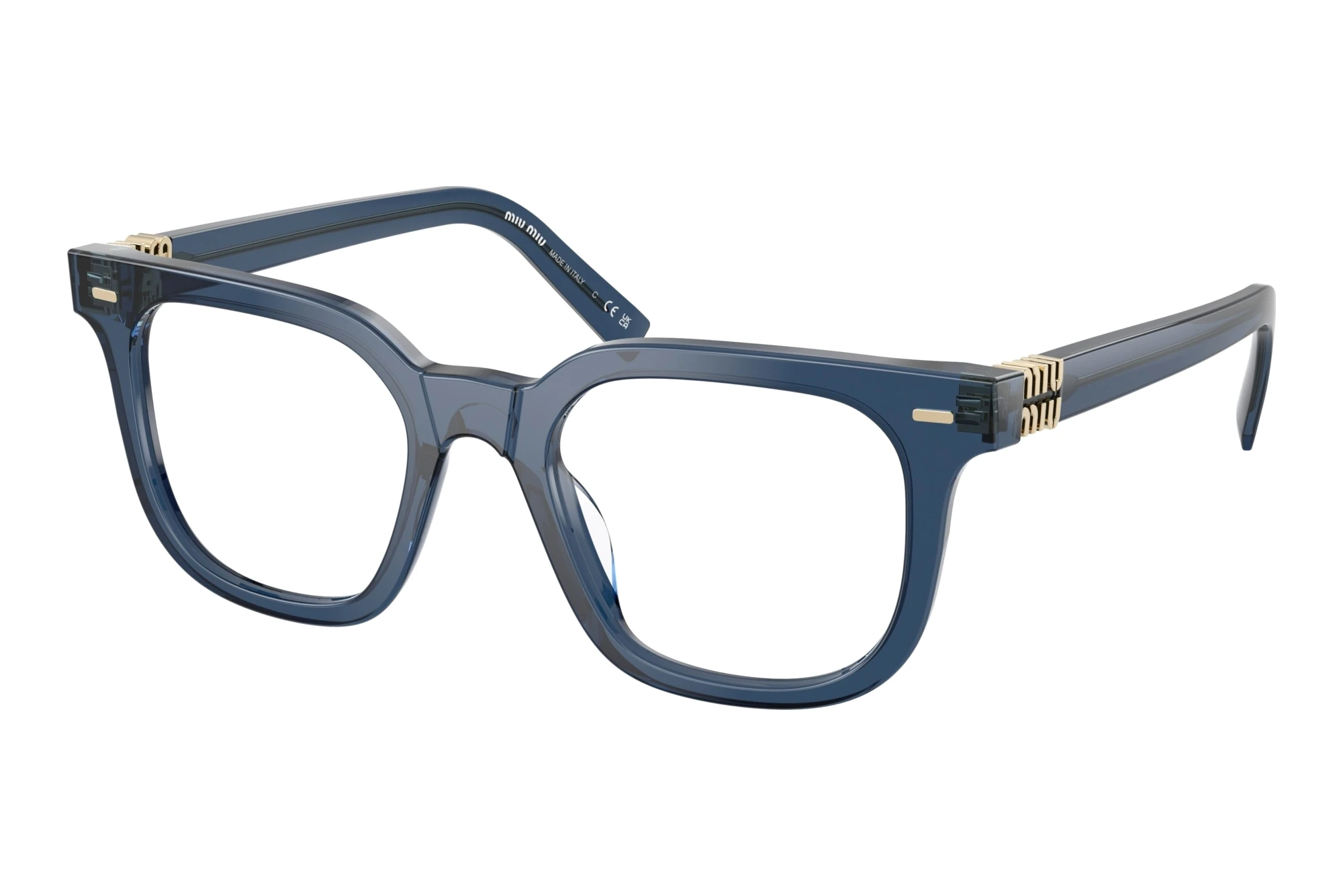 Miu Miu   MU 06XV 08Q1O1 Blue Transparent