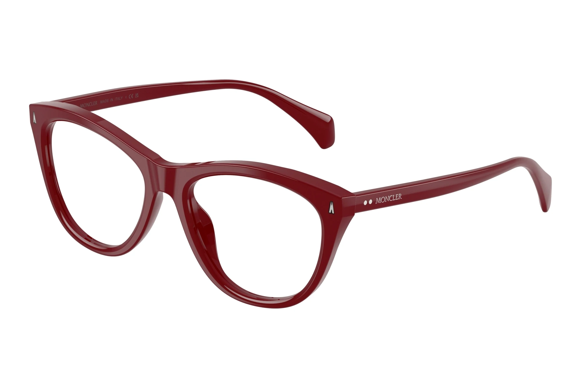 Moncler   ME2034U 3051 Shiny Solid Burgundy