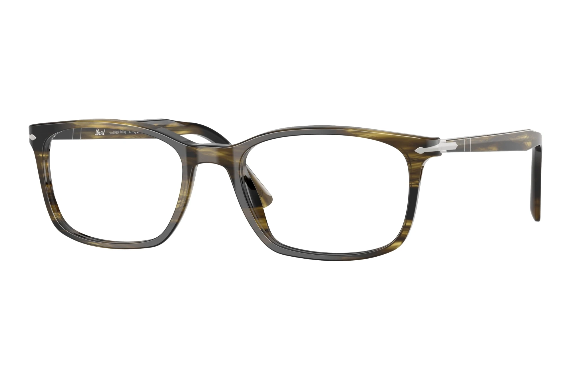 Persol   PO3189V 1237 Striped Black & Olive Green