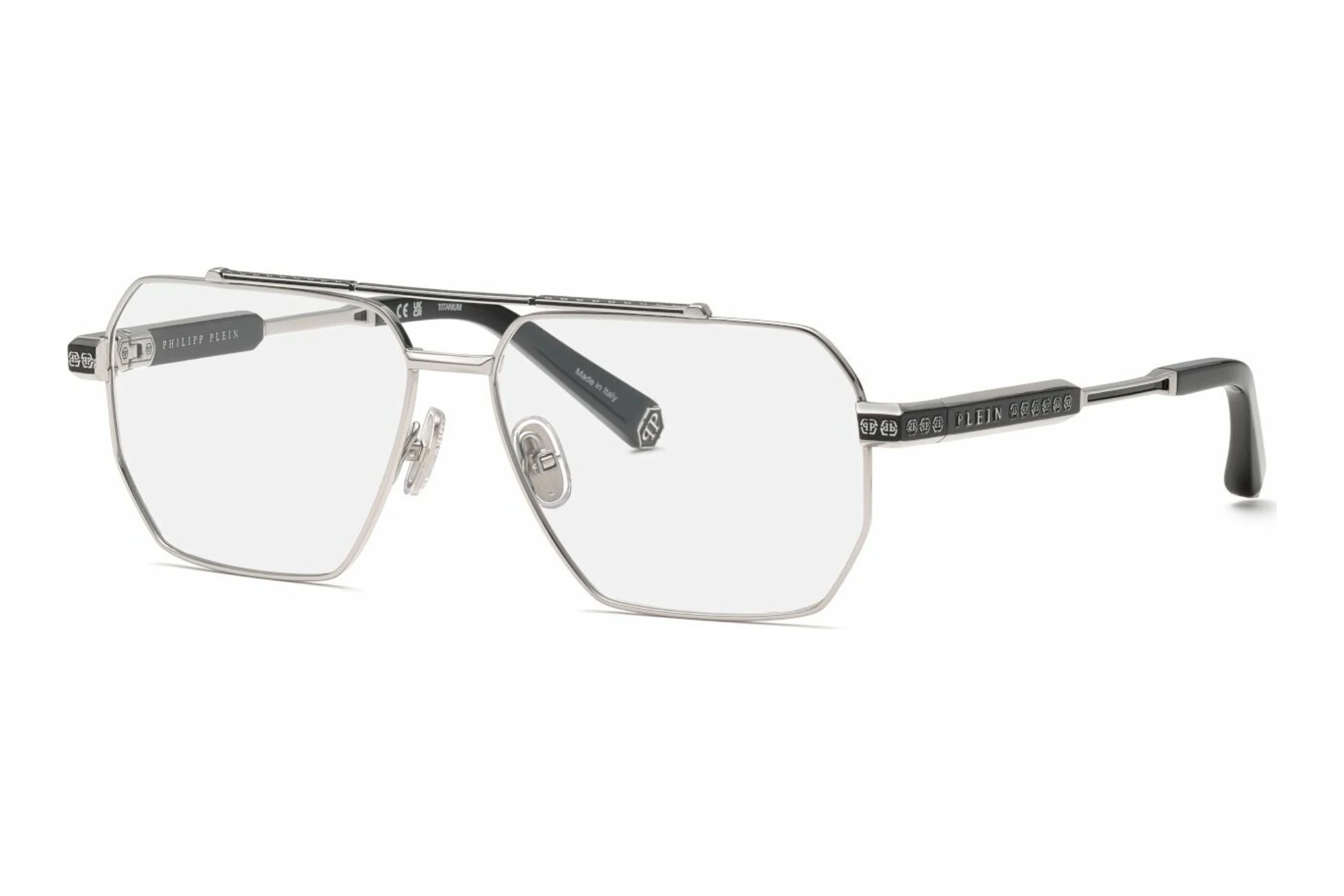 Philipp Plein   VPP157M 0583 PALLADIUM W/SHINY BLACK PARTS