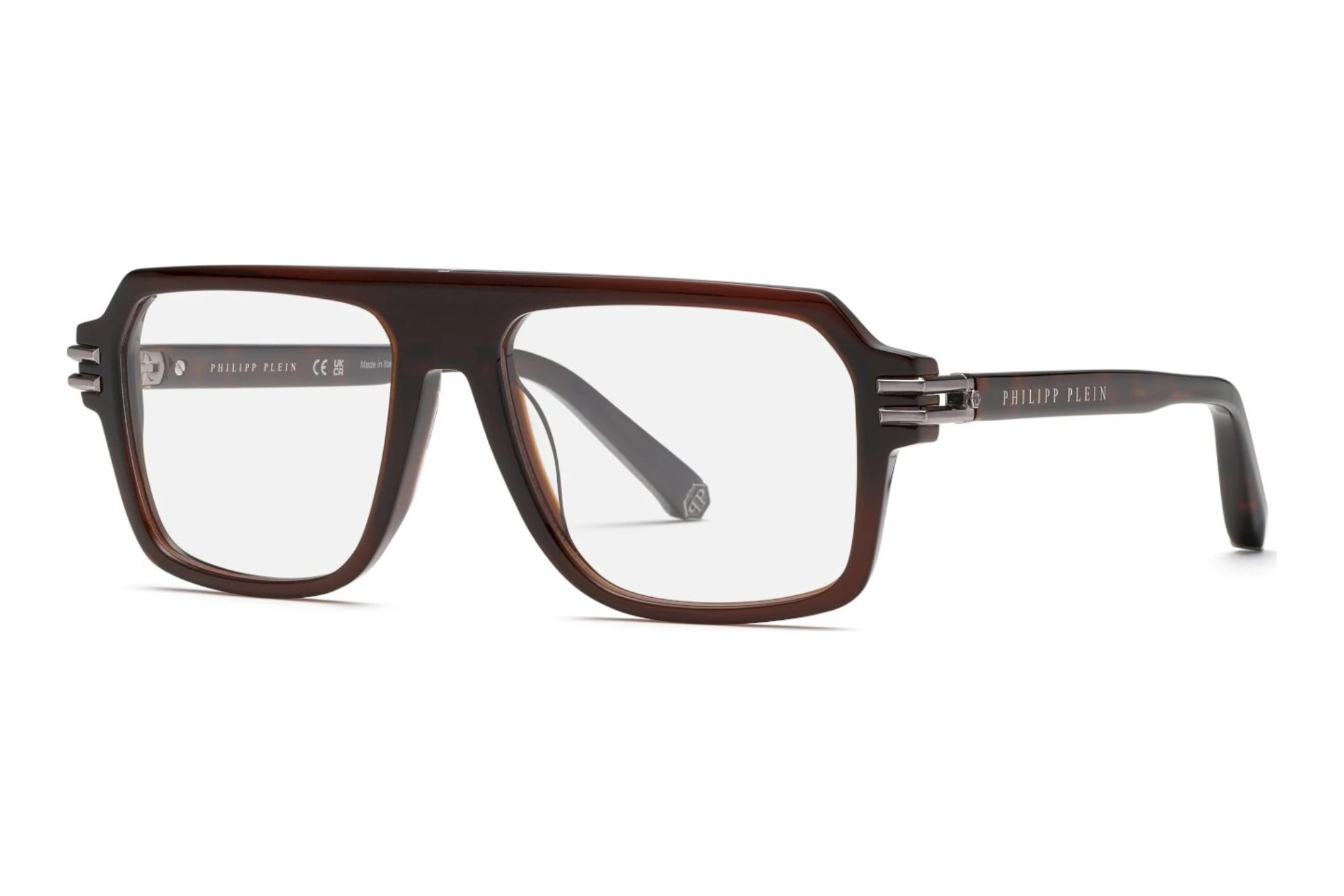 Philipp Plein   VPP195M 0AAK SHINY TRANSP.BROWN