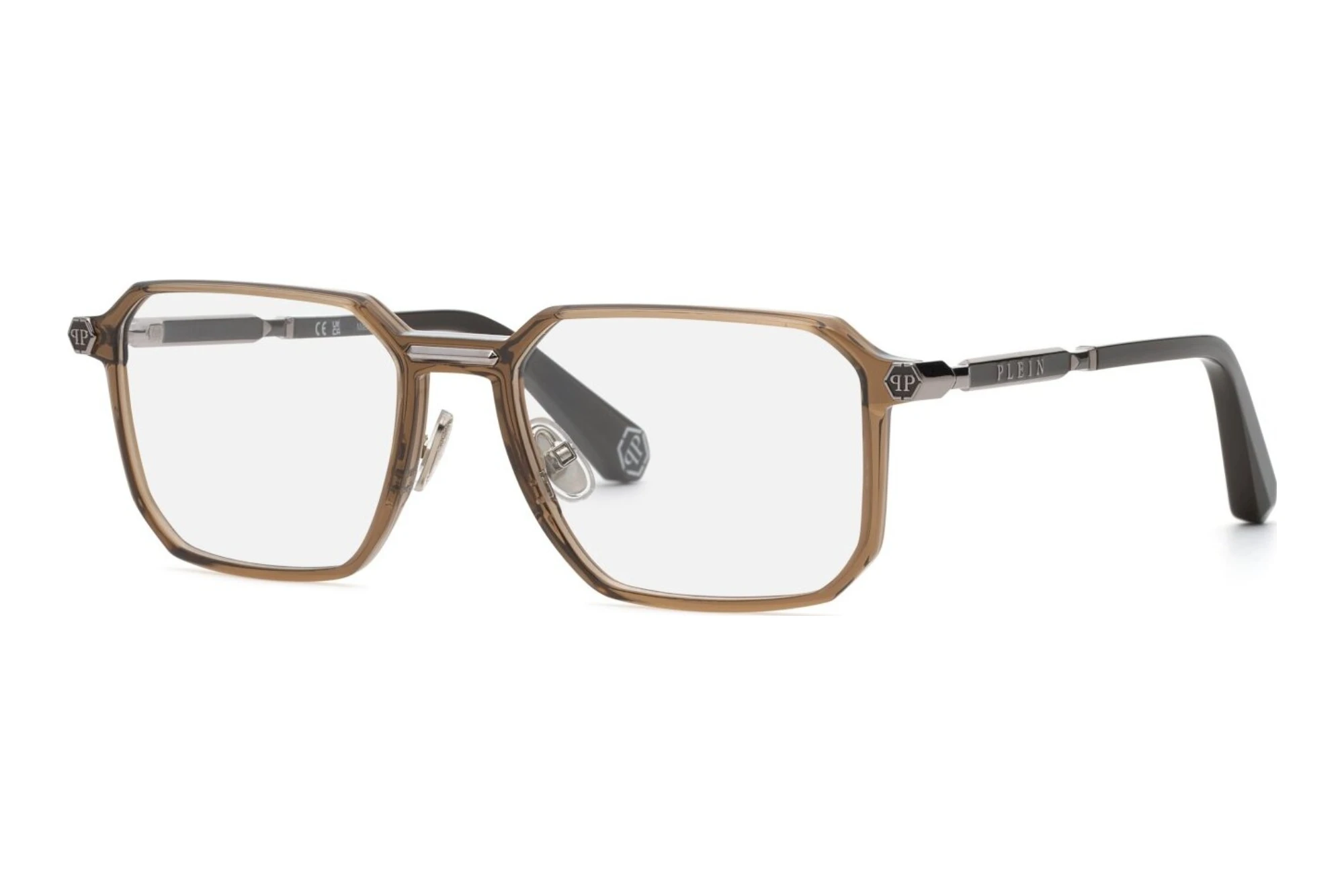 Philipp Plein   VPP220M 09X8 SHINY TRANSP.BROWN