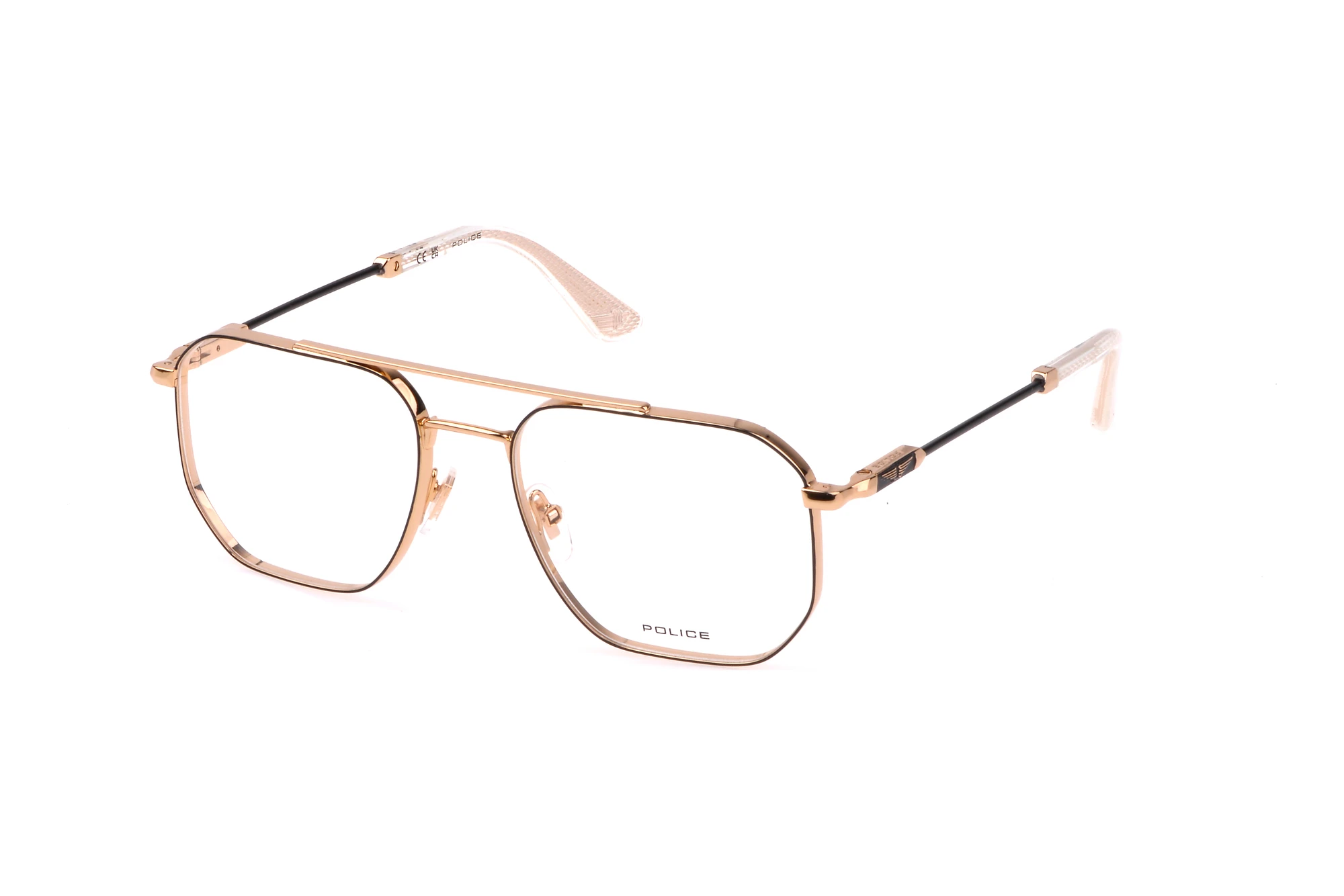 POLICE OPTICAL VPLA02 Eyeglasses TORTOISE-722 54mm Police - Lewis Hamilton 14 Vplb30 Eyeglasses for Men  main image 4