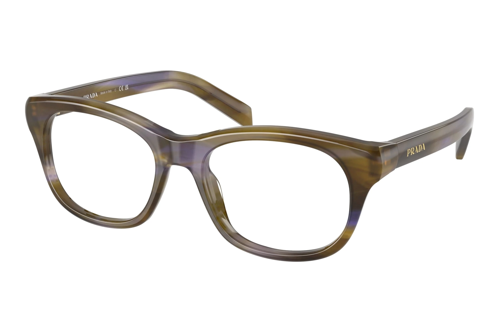 Prada   PR C13V 23G1O1 Striped Lagoon