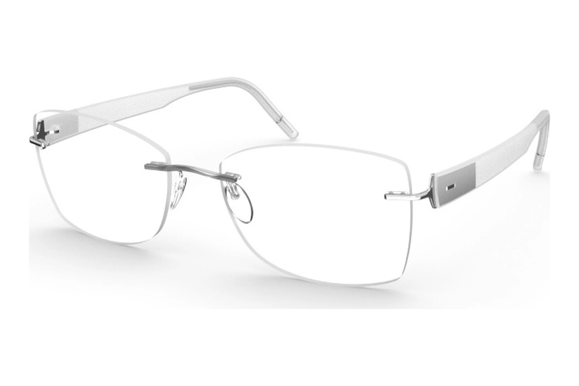 Silhouette   5553-GR 7000 Rhodium / White Gold Diamonds