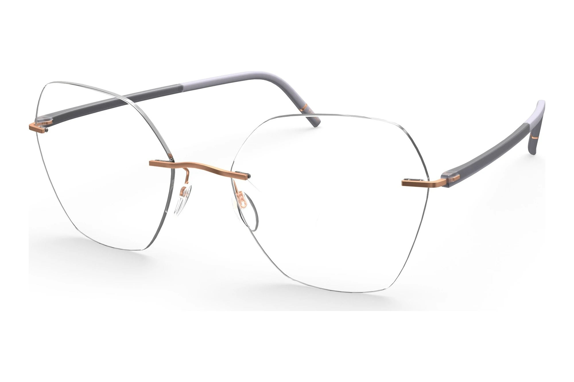 Silhouette   5567-LX 3532 Rosegold Lilac