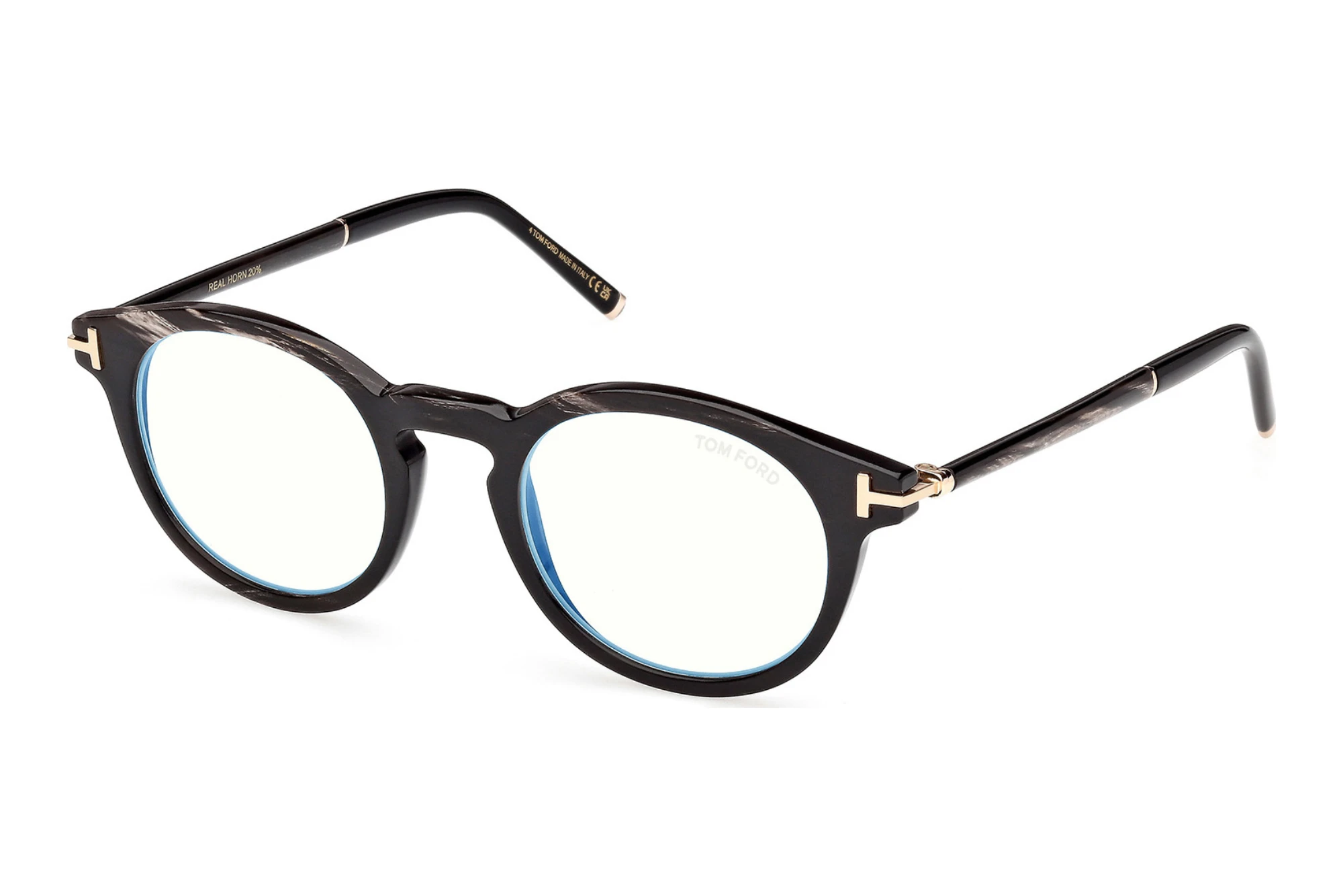 Tom Ford   FT6110-P-B 063 Schwarz Horn