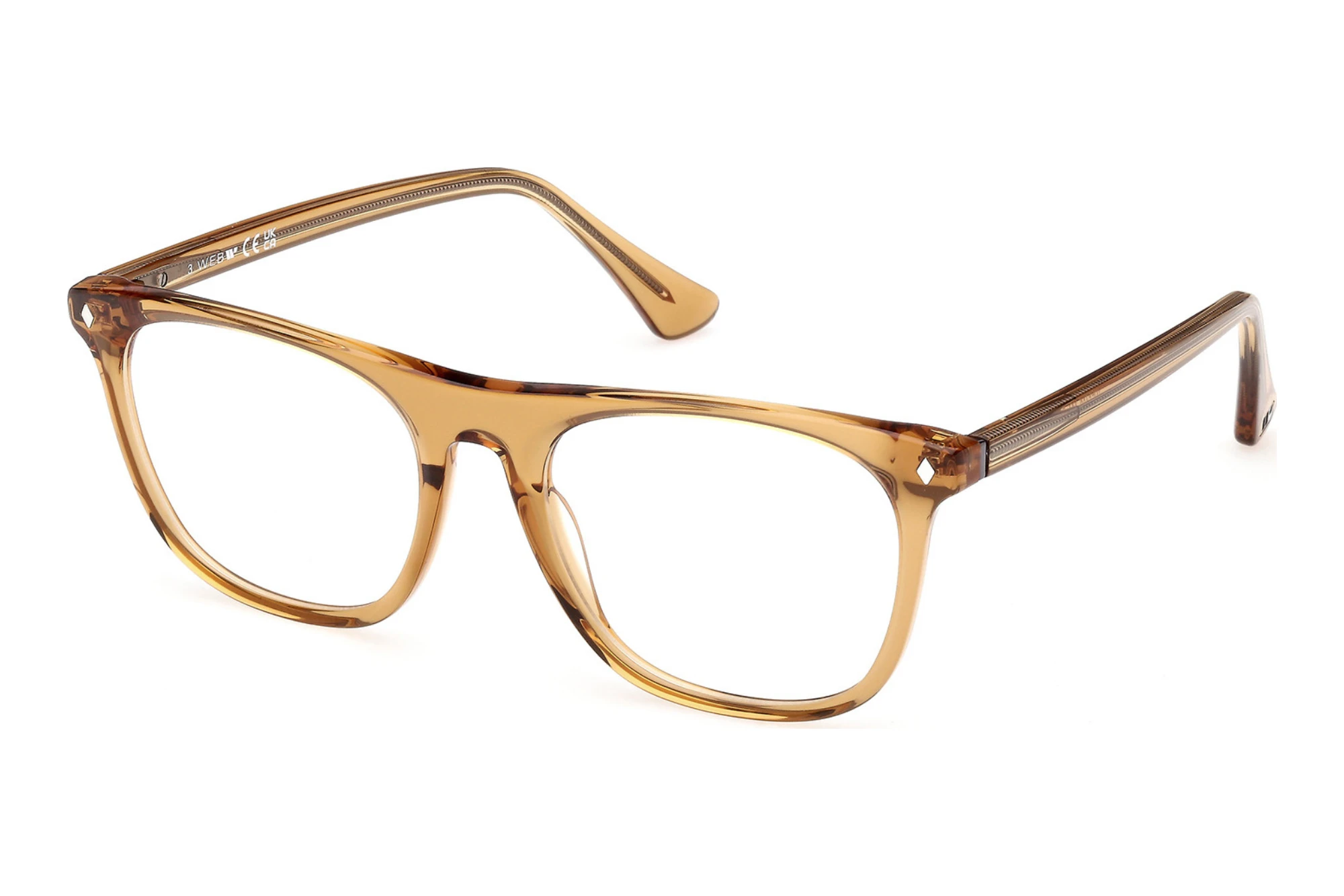 Web Eyewear   WE5462 039 Glänzend Hell Gelb