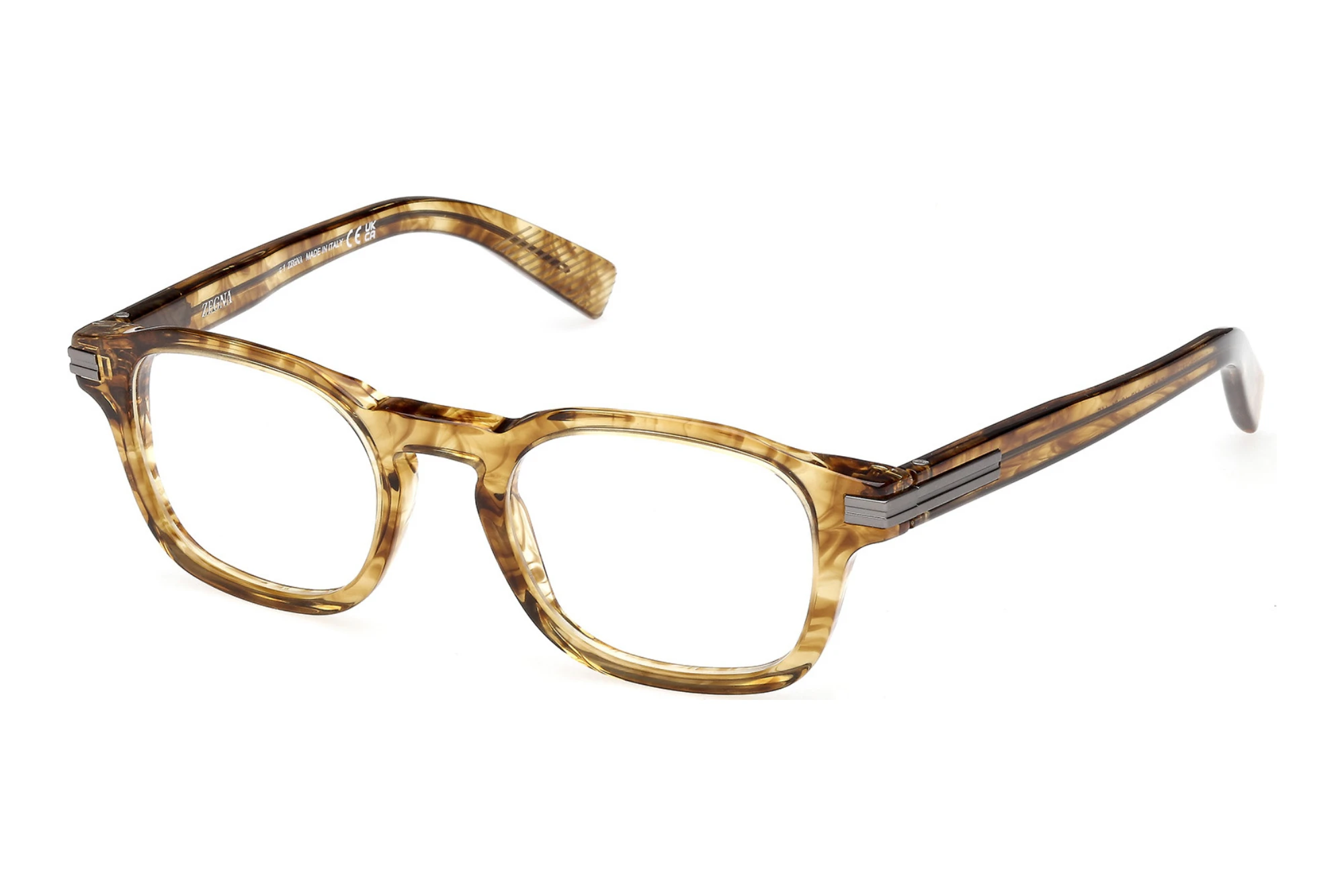 Zegna   EZ5293 047 Hellbraun/Gestreift