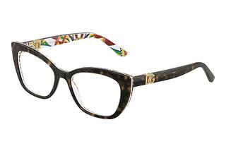 Dolce & Gabbana DG3398 3217 Havana On White Barrow