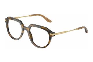 Dolce & Gabbana DG3402 3446 Striped Ochre