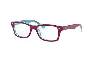 Ray-Ban Junior RY1531 3763 AZURE TRASPARENT TOP ON FUXIA