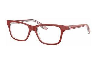 Ray-Ban Junior RY1536 3852 RED ON TRASPARENT