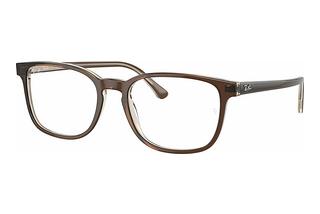 Ray-Ban RX5418 8365 Brown On Transparent Light Brown
