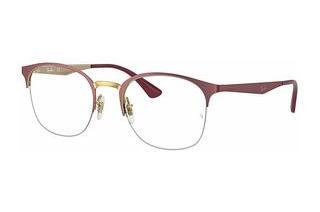 Ray-Ban RX6422 3007 MATTE BORDEAUX ON ROSE GOLD
