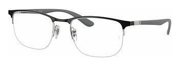 Ray-Ban RX6513 3163 Black On Silver