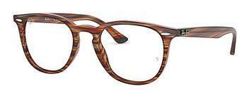 Ray-Ban RX7159 5751 BROWN BEIGE STRIPPED