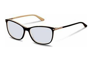 Rodenstock R5335 A000 brown beige layered, rose gold
