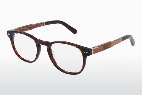 Designer briller Wood Fellas Bogenhausen Premium (10936 curled/havana matte)