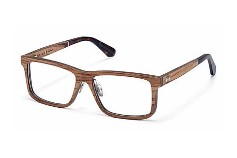 Lunettes de vue Wood Fellas Eisenberg (10943 zebrano)