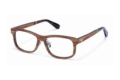 Lunettes de vue Wood Fellas Linderhof (10944 zebrano)