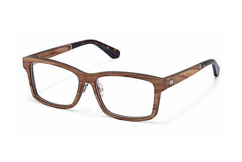 Gafas de diseño Wood Fellas Haltenberg (10949 zebrano)