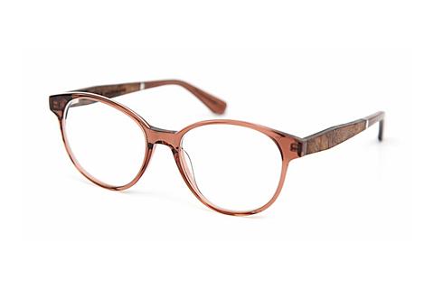 Gafas de diseño Wood Fellas Haldenweg (10972 curled/solid brw)