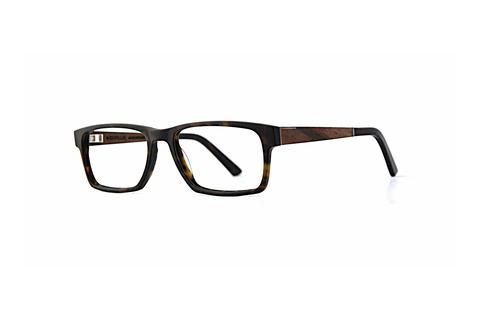 Gafas de diseño Wood Fellas Maximilian (10999 curled/havana matte)