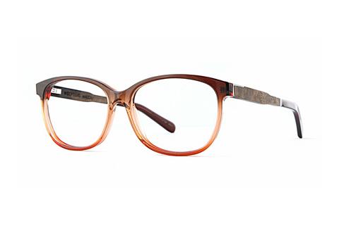 Gafas de diseño Wood Fellas Marzoll (11014 curled/coffee)