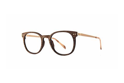 Gafas de diseño Wood Fellas 11029 walnut