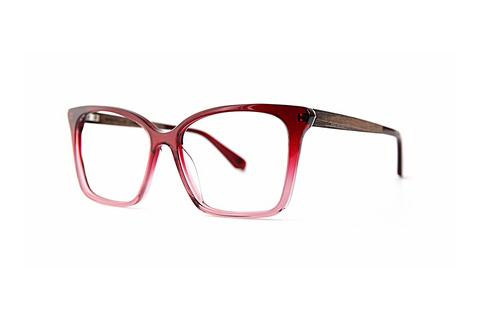 Bril Wood Fellas Curve (11042 red/crystal)