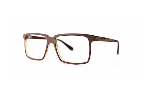 Gafas de diseño Wood Fellas Next (11043 brown/flow)