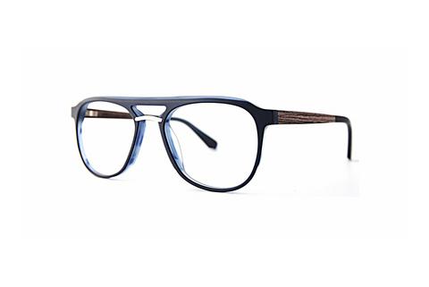 Gafas de diseño Wood Fellas Flux (11044 brown/flow)