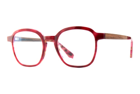 Glasögon Wood Fellas BLOOM (11084 macassar/burgundy)