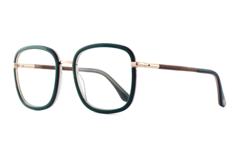 Glasögon Wood Fellas SERENO (11129 macassar/green/rose gold)